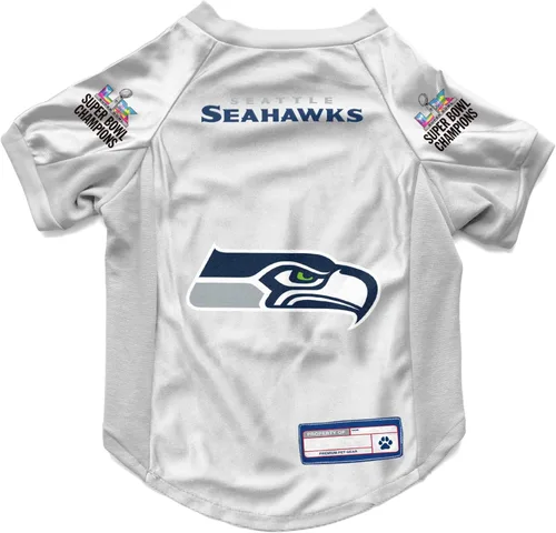 Miniatura 7 de Littlearth Camiseta elástica para mascotas de la NFL, equipos con licencia oficial, tallas disponibles de XS a XL Buffalo Bills