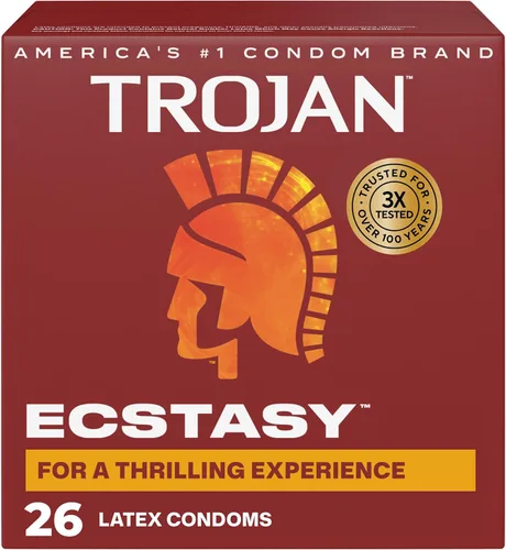 Miniatura 30 de Trojan Bareskin - Preservativos finos, paquete variado Everythin, condón de látex lubricado, 10