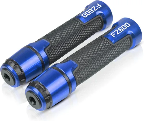 Miniatura 13 de Tapón para manillar de motocicleta, pomos antideslizantes para mango de scooter extremos de manillar de mano de 7/8 pulgadas 0.866 in con logotipo