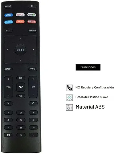 Miniatura 3 de Mando a distancia de repuesto compatible para VIZIO D, M, P, V, Series LED Smart TV D43fx-F4 D65x-G4 D43-F1 D50-F1 D55-F2 D60-F3 D65-F1 D70-F3