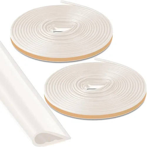 Miniatura 12 de 2 piezas de junta adhesiva flexible de silicona de goma para fuego/humo para puerta ventana interior exterior comercial