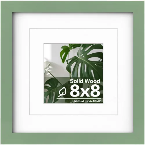 Miniatura 24 de Egofine - Portarretratos de 4 x 6 pulgadas, de madera maciza con plexiglás, para fotos de 3.5 x 5 con paspartú o de 4 x 6 sin paspartú, para colocar