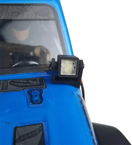 Miniatura 2 de RCLIONS Foco LED lámpara delantera RC techo techo luces color blanco para 1/24 Axial SCX24 AXI00005 AXI00002 RC Truck Car Upgrades