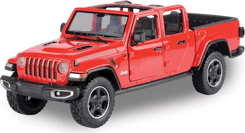 Motormax Motormax 79370 - Camión pickup de juguete 2021 Gladiator Rubicon (parte superior abierta), color rojo 124-127