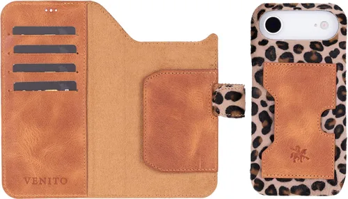 Miniatura 82 de Venito Florence - Funda de piel compatible con Samsung Galaxy S9, extra segura con bloqueo RFID, cartera desmontable para teléfono (gris decolorado)