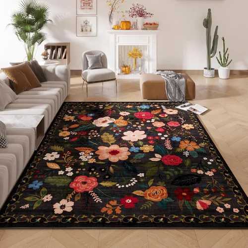 Miniatura 32 de Rugcomf Alfombra Pasillera para Pasillos Alfombra de Cocina Antideslizante 2'6'' x 8' Alfombras Pasilleras Lavables con Respaldo de Goma Alfombra