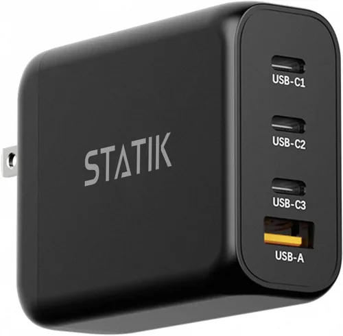 Miniatura 9 de STATIK Fast-Charging GaN Power Adapter - 20W Dual USB C & USB - Foldable Compact Charger for iPhone, iPad, Samsung, Pixel - Smart Overheat