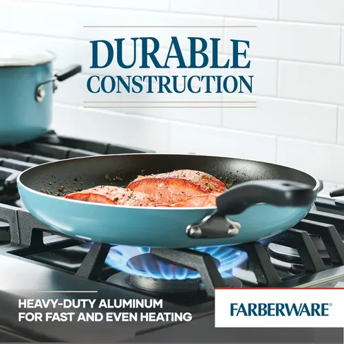 Miniatura 3 de Sartén Farberware Cookstart DiamondMax antiadherente para freír/sartén, apta para lavavajillas, de 30,5 cm - Aqua Aguamarina