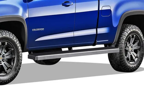 Miniatura 12 de APS Estribos laterales (barras nerf, pasos laterales, barras de paso) Compatibles con Chevy Colorado GMC Canyon 2015-2026 camioneta de cabina doble