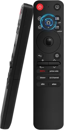 Nuevo reemplazo MR25GA para control remoto LG TV para todos los televisores LG: OLED, QNED, UHD, LED, LCD (2019-2025), incluye AI, puntero y función