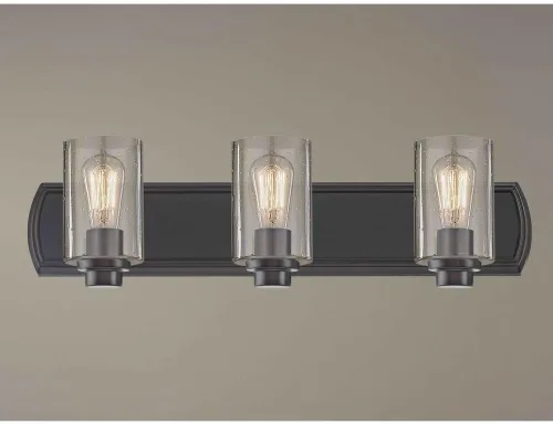 Miniatura 3 de Baño de cristal sembrado industrial bronce claro 3 Lt