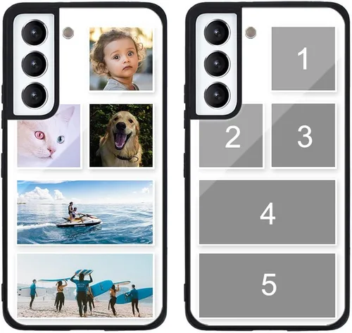 Miniatura 39 de Funda de teléfono personalizada para Samsung Galaxy S22+ / S22 Plus 5G, funda de TPU suave de vidrio templado antiarañazos personalizada con foto