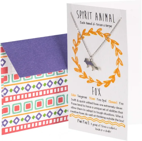 Miniatura 3 de Shag Wear - Collar con dije de espíritu animal de peltre para mujer, con sobre de regalo
