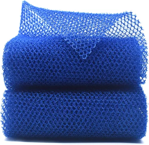 Miniatura 9 de Exfoliante corporal africano, red exfoliante para baño y ducha (1 unidad, azul)