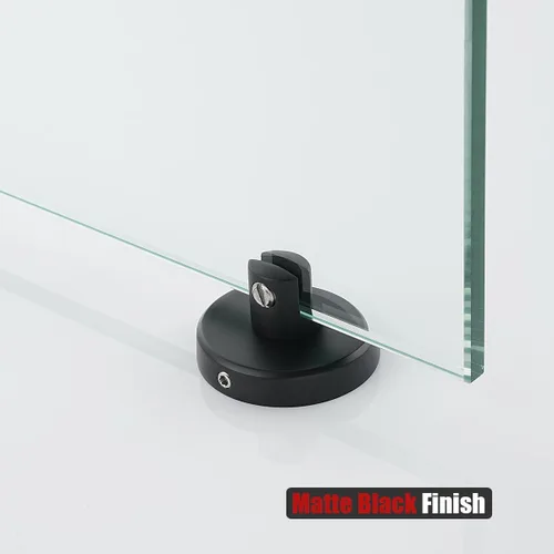 Miniatura 7 de JQK TGS190L10-PB-P2 - Estante de pared flotante de acero inoxidable 304 para baño, 10 x 10 pulgadas, 2 unidades, color negro
