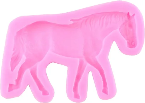 Miniatura 6 de ZiXiang Molde de silicona para caballo, moldes de herradura para pezuñas de herradura, molde de caramelo para decoración de pasteles de azúcar