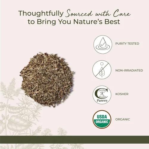Miniatura 4 de Starwest Botanicals Hierba de San Juan seca orgánica, hierba de hojas sueltas para té, hecha de flor de hierba de San Juan, cortada y tamizada