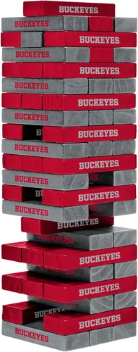 Miniatura 16 de Wild Sports NCAA Pro Football Tabletop Stackers Block Game for College Football Fan, Dorm Game, Tailgate