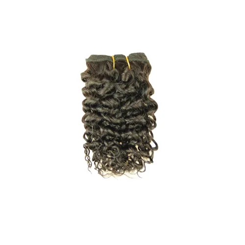 Miniatura 6 de VIOLET Cabello 8 Pulgadas Brasileño Rizado Profundo Tejido Cabello Corto Humano 6 Paquetes Con Cierre 100% Extensiones de Cabello Humano Sin