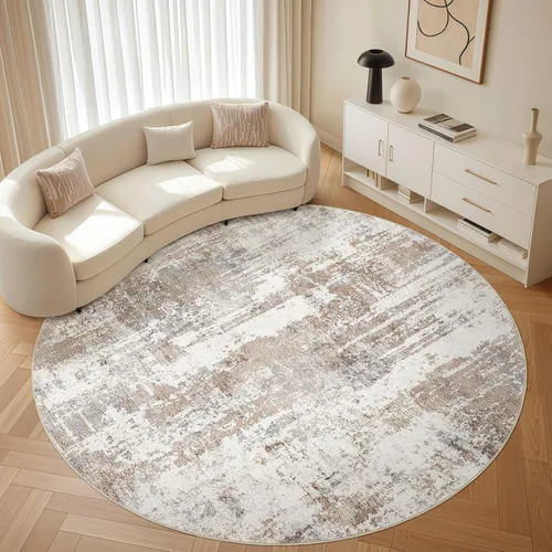 Miniatura 134 de Alfombra de pasillo lavable para cocina: 3 x 10 pies, antideslizante, abstracto, suave, moderno, resistente a las manchas, para interiores, piso