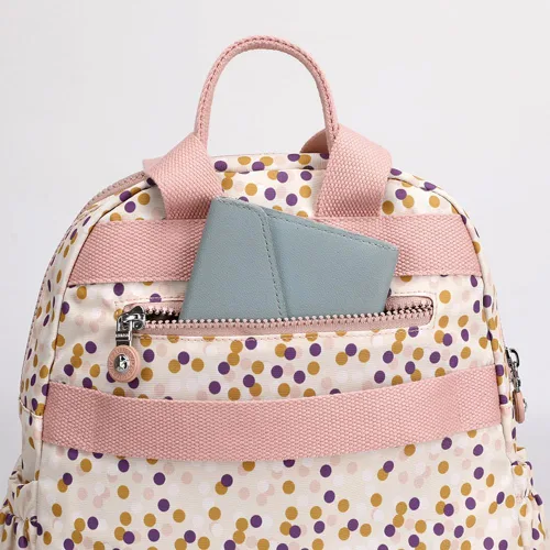 Miniatura 7 de Tanweibago Mini mochilas de nailon para mujer, mochilas pequeñas de 11L para mujer, mochila ligera casual para mujer, mochila de viaje de compras