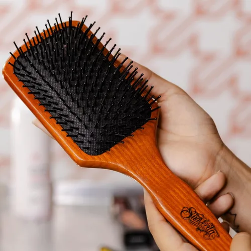 Miniatura 5 de Suavecita Paddle Brush Mango Madera Para Todo Tipo De Cabello Mojado O Seco
