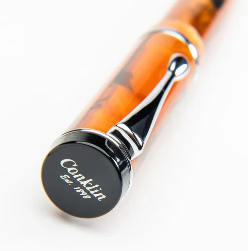 Miniatura 9 de Conklin Duragraph - Bolígrafo en ámbar, instrumento de escritura de lujo con acabado ámbar cálido, el mejor regalo para profesionales