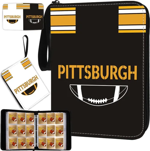 Miniatura 17 de Carpeta de tarjetas de fútbol con fundas 400 bolsillos, soporte para tarjetas de fútbol de Dallas para tarjetas de colección, carpeta con 3 anillas