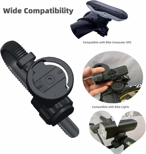 Miniatura 2 de Bicicleta deporte cámaras de acción adaptador montaje liberación rápida montaje manillar delantero para Her.o D Ji Insta 360 cámaras Thumbscrew