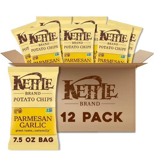 Miniatura 56 de Kettle Brand Papas Fritas, Backyard Barbeque Kettle Chips, Bolsa de Aperitivos, 1.5 Oz