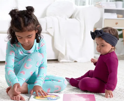 Miniatura 5 de Gerber Pijama unisex de 2 piezas para bebé y niño pequeño, con viscosa hecha de eucalipto