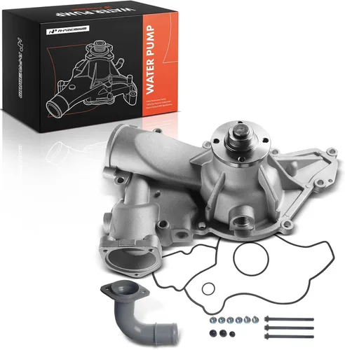 Miniatura 8 de A-Premium Proxeneta de agua para motor con tubo curvado, juntas tóricas y pernos [compatible con OHV, 8Cyl 7.3L Turbo] Compatible con Ford