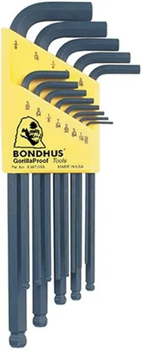 Miniatura 2 de Bondhus 10937 - Juego de 13 llaves en L Balldriver (0.050-38 pulgadas)