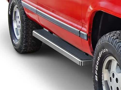 Miniatura 12 de APS Estribos plateados de acero inoxidable 304 de 6 pulgadas, barras Nerf, escalones laterales compatibles con Chevy GMC CK 1988-1998 Cabina Regular