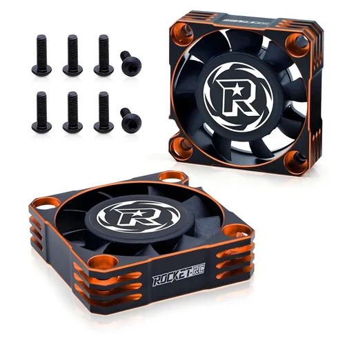 Miniatura 9 de 2 Pack Ventilador de Refrigeración de Motor de 40mm 16000RPM Ventilador de Refrigeración RC ESC Disipación de Calor para Coche RC 1/10 1/8