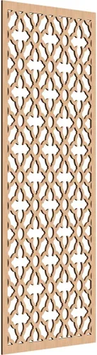Miniatura 165 de Madison Paneles de pared decorativos de madera con calado, 9 3/8 pulgadas de ancho x 24 3/8 pulgadas de alto x 3/8 de alto, roble rojo rojo (Red Oak)