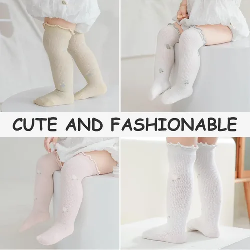 Miniatura 6 de ZURLEFY Nuevos calcetines de malla de verano para bebés, niños y niñas pequeñas, calcetines para recién nacidos, accesorios esenciales para bebés