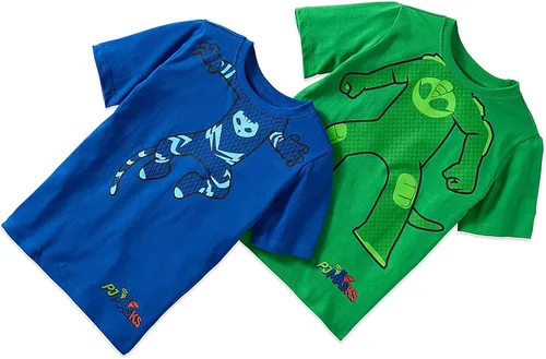 Miniatura 5 de PJ Masks PJMASKS Catboy Gekko - Camiseta de manga corta de manga corta