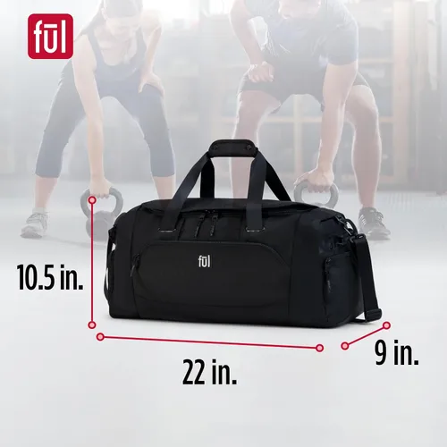 Miniatura 5 de FUL Tactics 22 Inch Duffel Bag, Siege Small Travel Carry on Luggage with Handles and Shoulder Strap