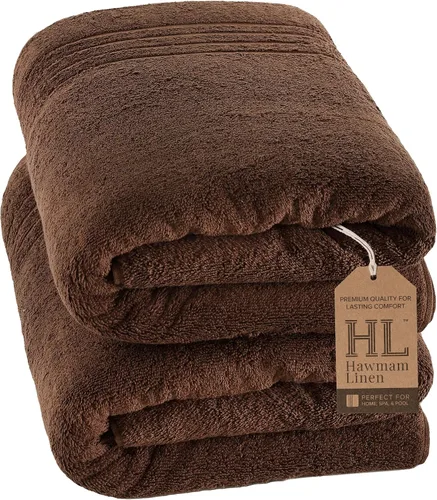 Miniatura 96 de Juego de 6 toallas de baño negras para baño, algodón turco original, suave, absorbente y de primera calidad, 2 toallas de baño, 2 manos y 2 toallas