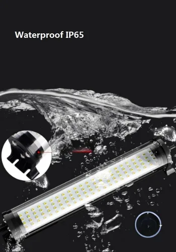 Miniatura 4 de Iluminación de máquina LED de 10 W QUJILINE Luces de tubo de fresado CNC Torno de perforación Máquina Led Luz de trabajo Lámpara a prueba