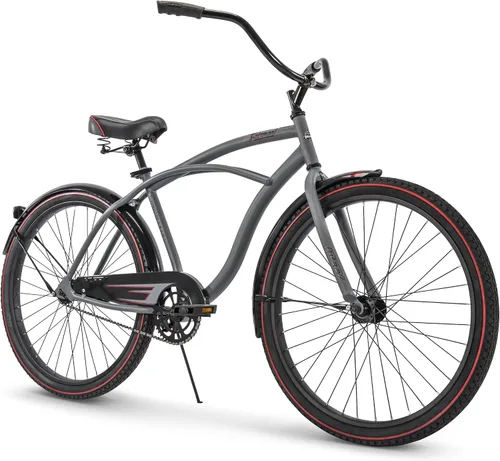 Miniatura 14 de Huffy Cruiser Bike, Fairmont or Woodhaven Model, 20/24/26 Inch Sizes, Perfect for Casual Rides, Ergonomic Design, Rear Rack and Basket on Woodhaven