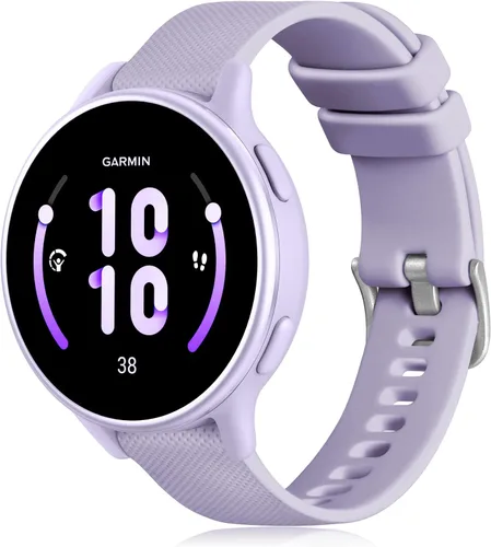 Miniatura 13 de GEAK Compatible con correas de reloj Garmin Vivoactive 5/Garmin Vivoactive 3, banda de silicona de 20 mm para Vivoactive 3 Music/Vivomove