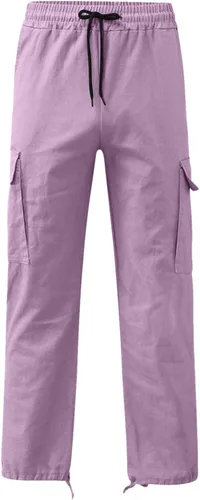 Miniatura 5 de Pantalones deportivos para hombre, pantalones de otoño e invierno y sólidos para hombres y hombres, cómodos con múltiples bolsillos