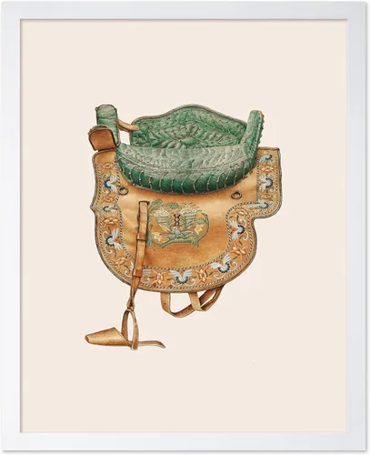 Miniatura 28 de Poster Master Póster vintage de cuero para silla de montar, estampado retro de vaquero, arte de silla de montar, diseño occidental, impresión