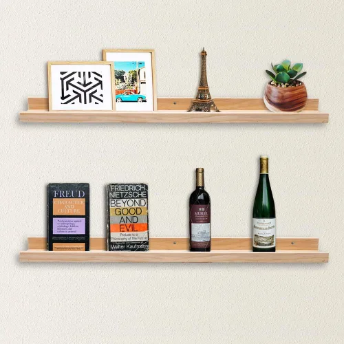 Miniatura 5 de Azsky - Estantería flotante para pared, estante de pared, estante para galería, guardería, estantería de 12 pulgadas, juego de 1