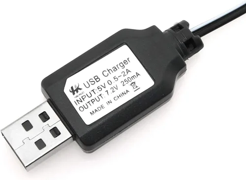 Miniatura 2 de Cable cargador de alimentación USB 7.2 V 250 mA salida Ni-Cd Ni-Mh Batería Cable de carga USB SM 2P enchufe para Excavadora RC Coches RC