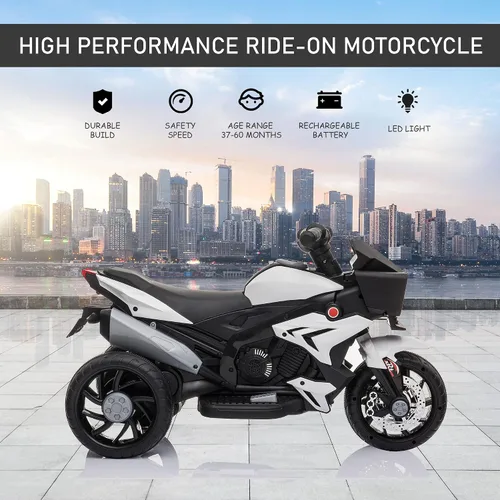 Miniatura 3 de Aosom Motocicleta para niños de 6V, juguete de montar para niños pequeños, batería de alta tracción, mini moto eléctrica con interruptor