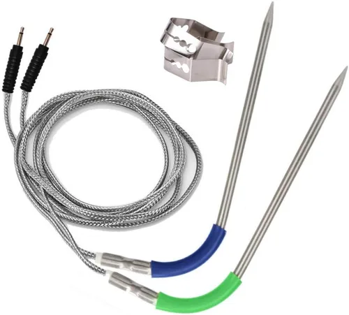 Miniatura 6 de Sonda de carne de repuesto para Weber iGrill 2 Termómetro con 2 clips de sonda para Weber iGrill Mini & iGrill 3 & iGrill Pro Sonda de repuesto