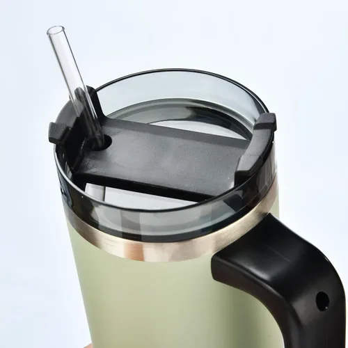 Miniatura 7 de ALINK Pajitas de plástico reutilizables de 13 pulgadas, pajitas de repuesto extra largas coloridas de Tritan para vasos Stanley, botellas de agua